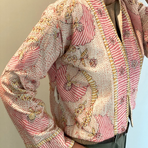 Vintage Hand Sewn Indian Jacket made by Artisans - Picture 1 of 14